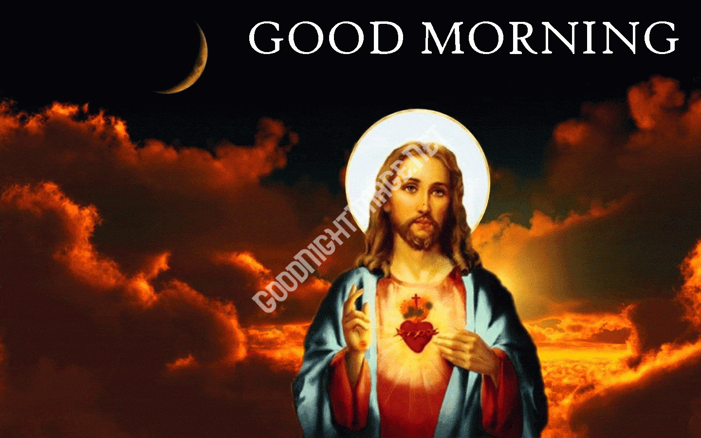 Jesus Pray Good Morning Photo